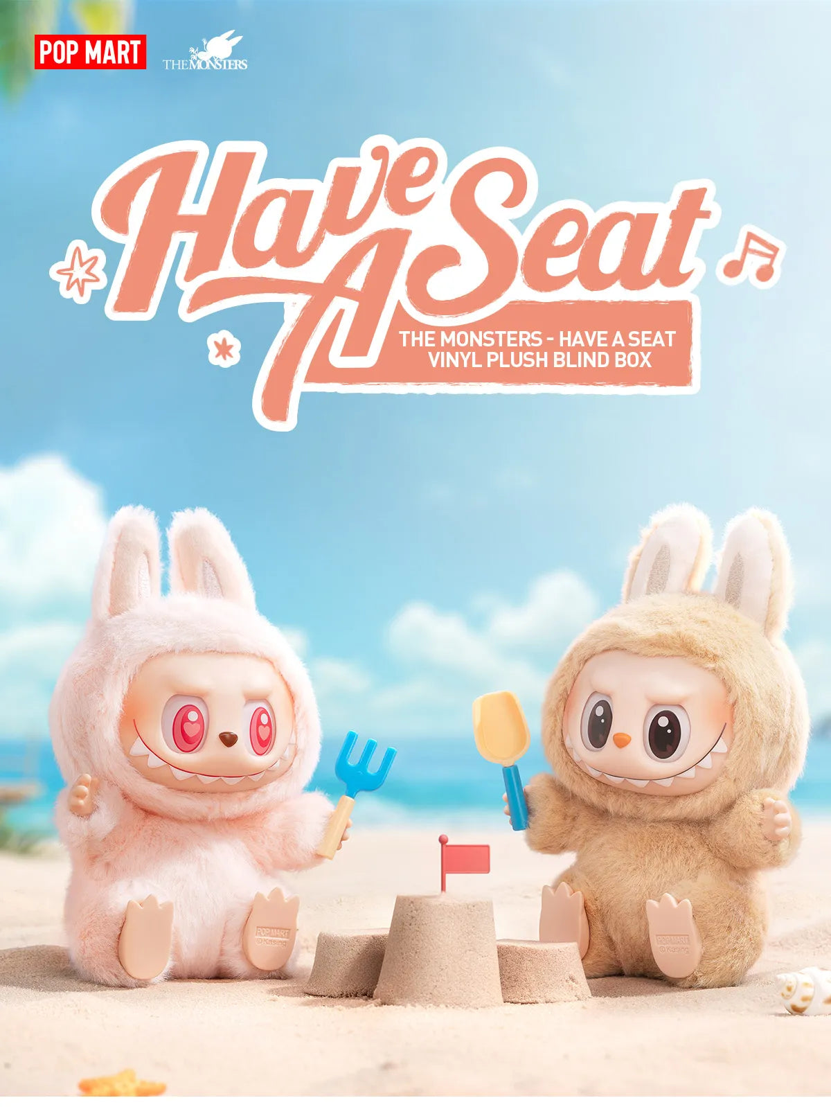 THE MONSTERS - Have a Seat Vinyl Plush