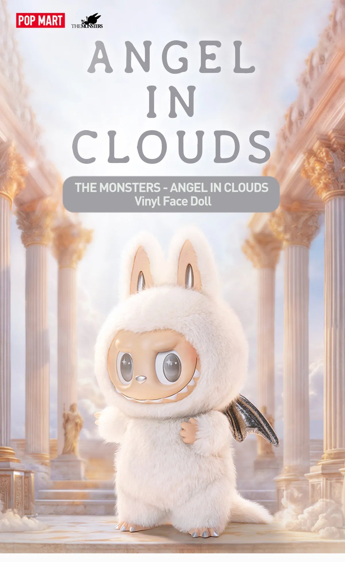 THE MONSTERS - ANGEL IN CLOUDS Vinyl Face Doll