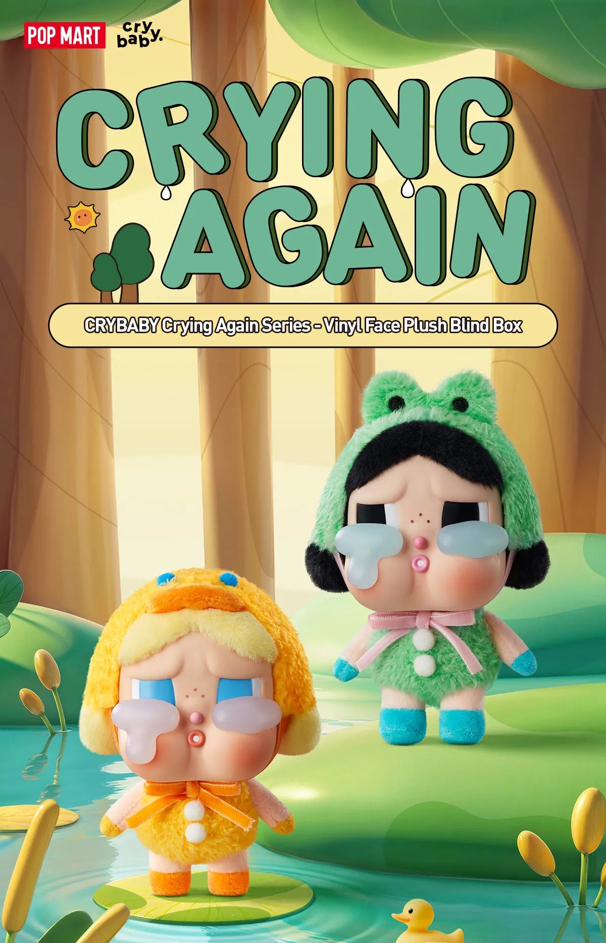 CRYBABY Crying Again Series-Vinyl Face Plush