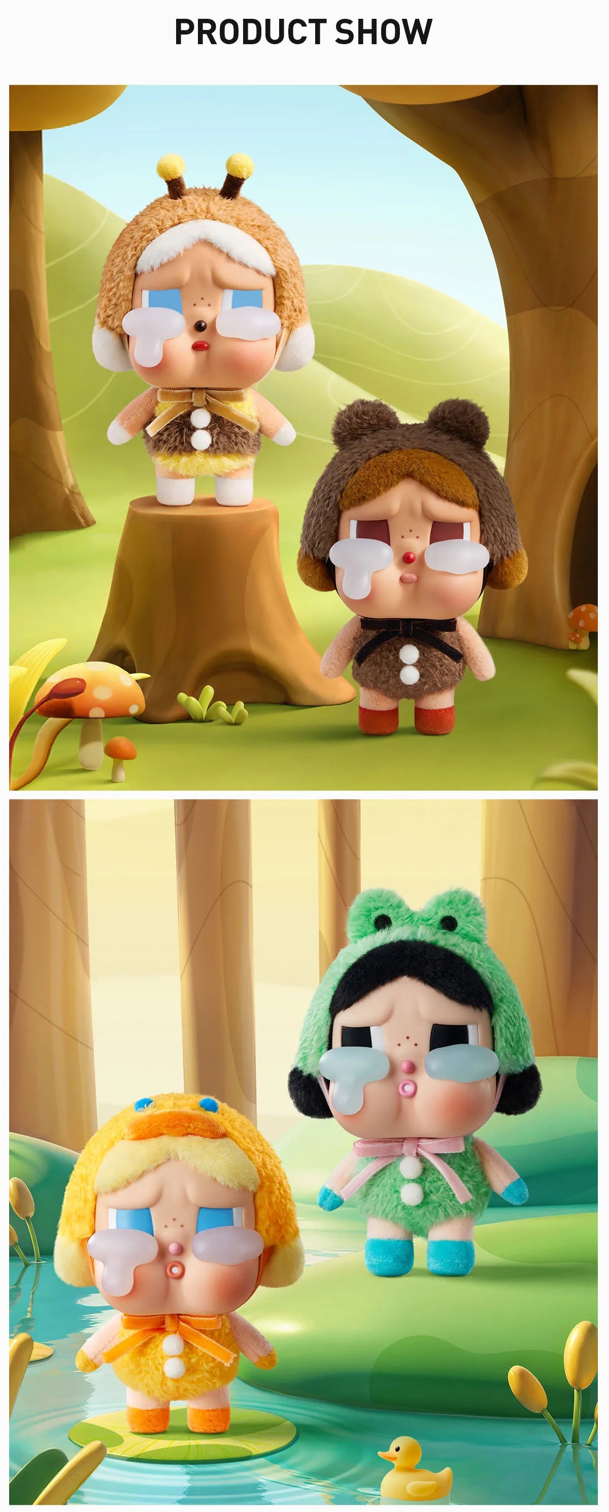 CRYBABY Crying Again Series-Vinyl Face Plush