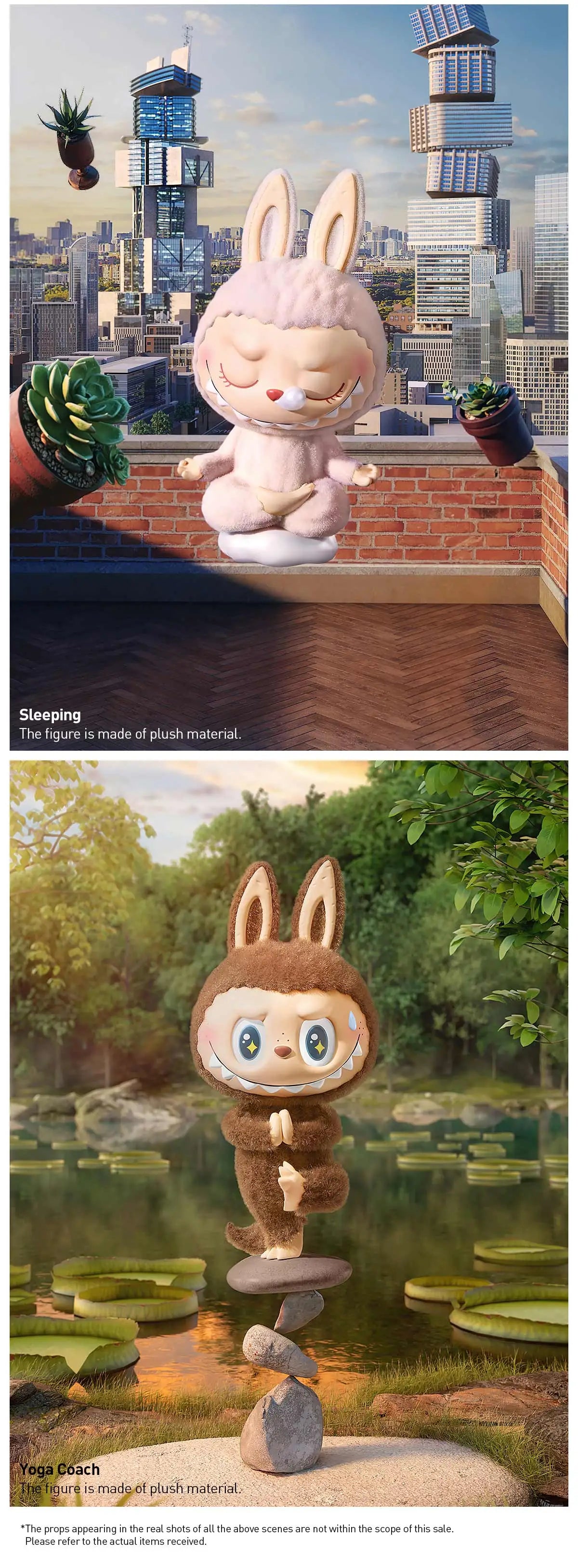 THE MONSTERS Lazy Yoga Series Figures- Blind Box